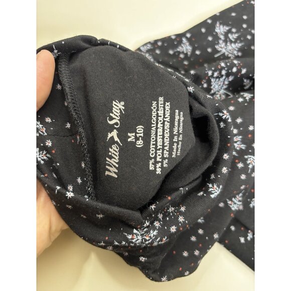 White Stag Medium 8-10 Holiday Turtleneck Snowflake Reindeer (Lot Of 2) Top EUC - Picture 2 of 8